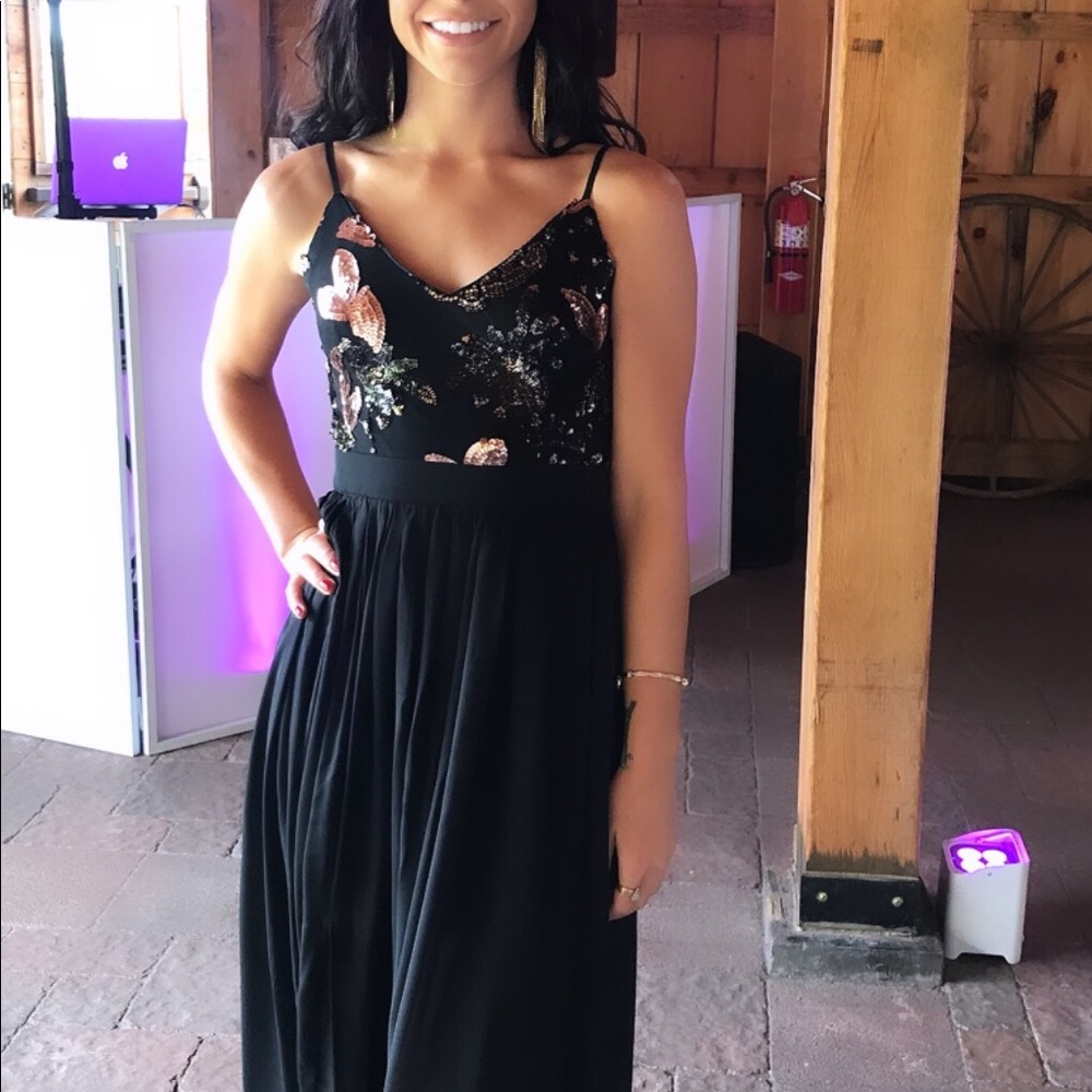 Fashion nova beaded maxi dress